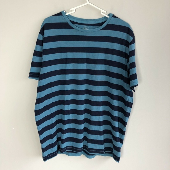 J. Crew Other - NWT J. Crew mens blue striped short sleeve tee